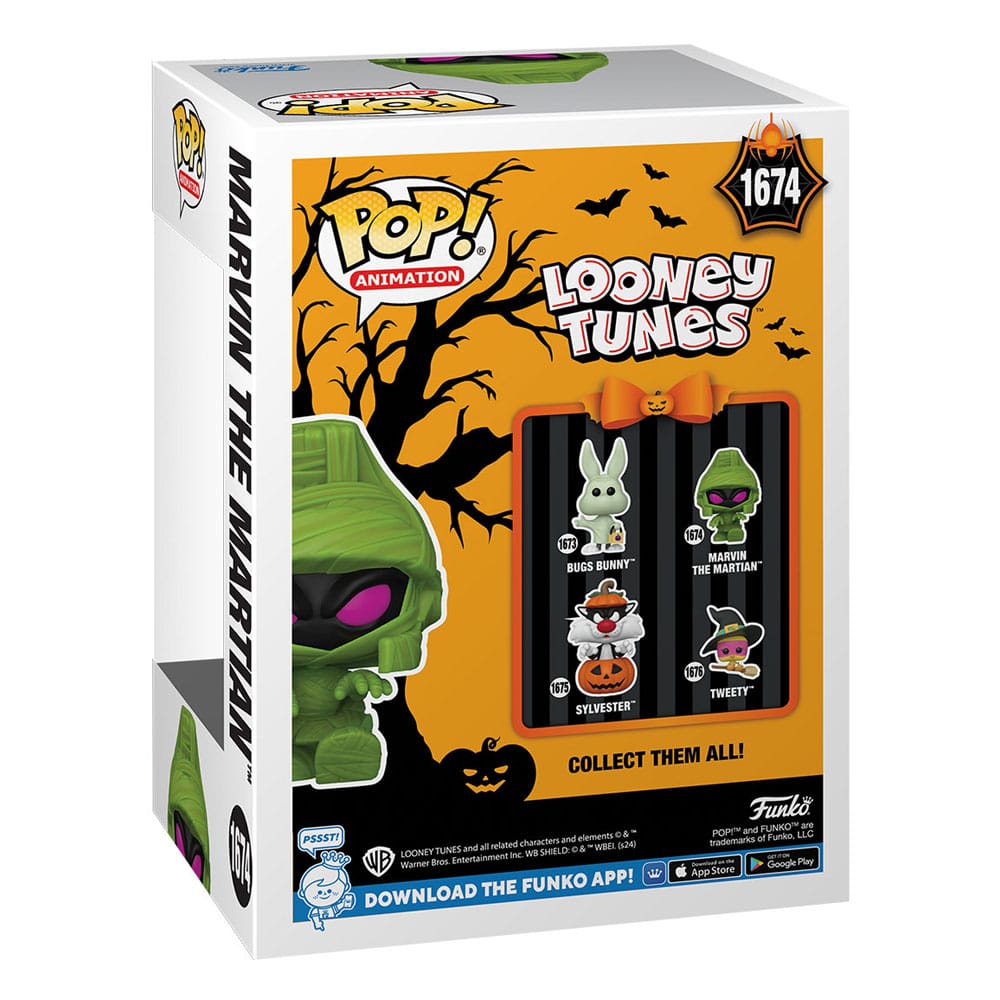 Looney Tunes POP! Television Vinyl Figure Halloween Marvin(Mummy) 9 cm 0889698808712