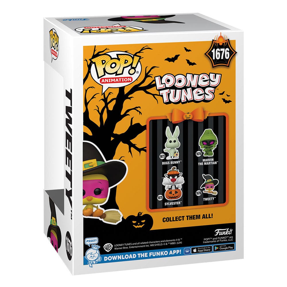 Looney Tunes POP! Television Vinyl Figure Halloween Tweety(Witch) 9 cm 0889698808736