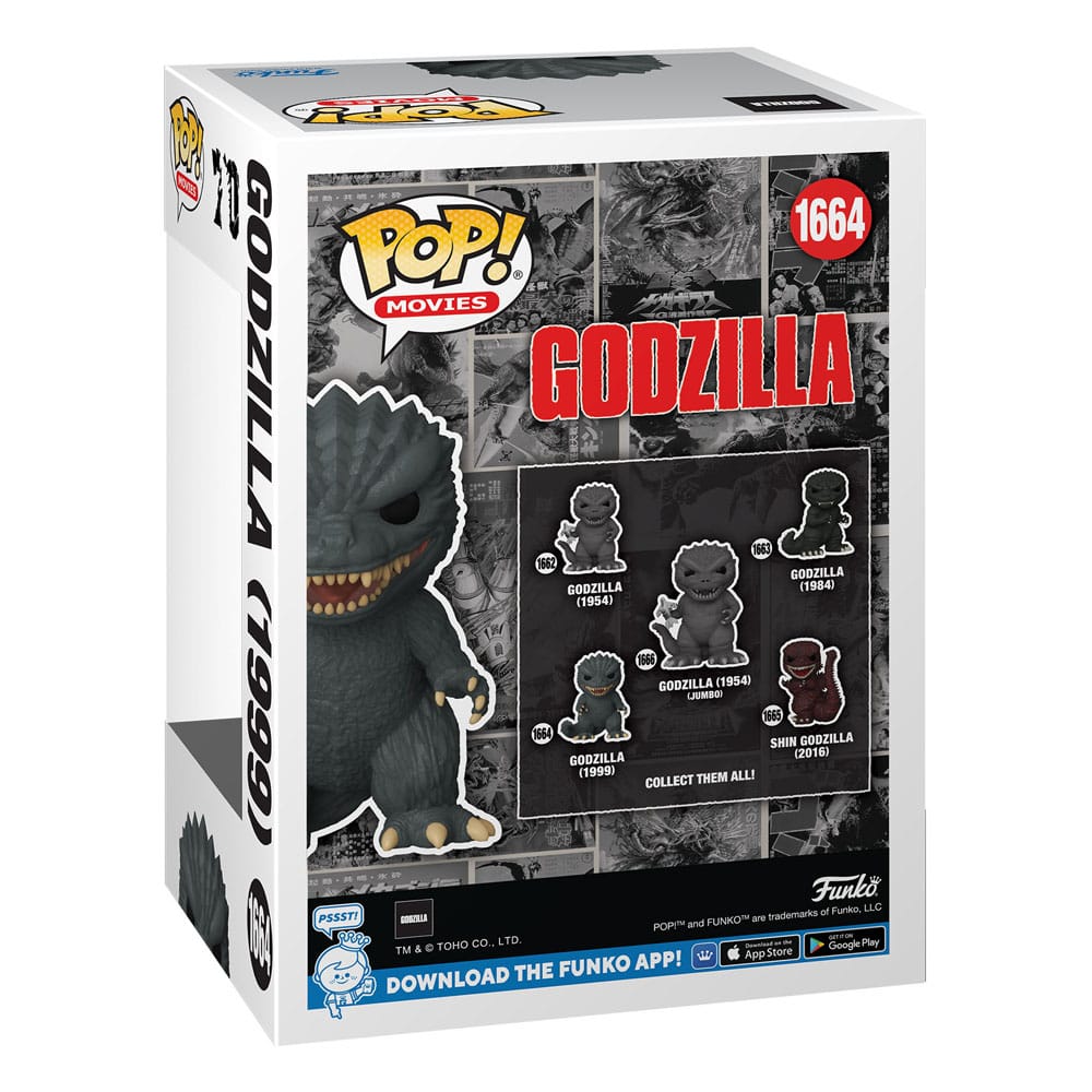 Godzilla 70th Anniversary POP! Movies Vinyl Figure Godzilla 1999 9 cm 0889698808798