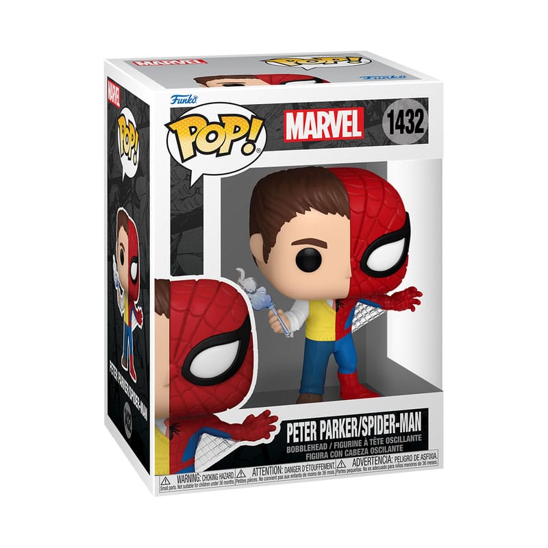 Marvel POP! Vinyl Figure Split- Spider/Parker 9 cm 0889698808927