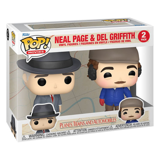 Planes, Trains and Automobiles POP! Movies Vinyl Figures 2-Pack Neal Page & Del Griffith 9 cm 0889698809214