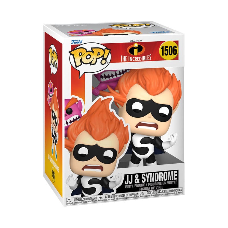 Incredibles 20th Anniversary POP! Vinyl Figure JJ & Syndrome 9 cm 0889698809481