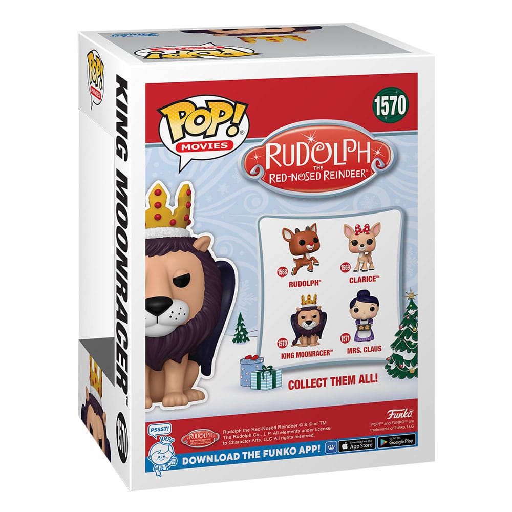 Rudolph the Red-Nosed Reindeer POP! Movies Vinyl Figure King Moonracer 9 cm 0889698810418