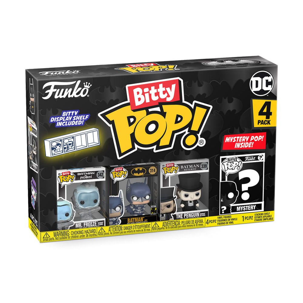 Batman 85th Anniversary Bitty POP! Vinyl Figure 4-Pack Freeze 2,5 cm 0889698811293