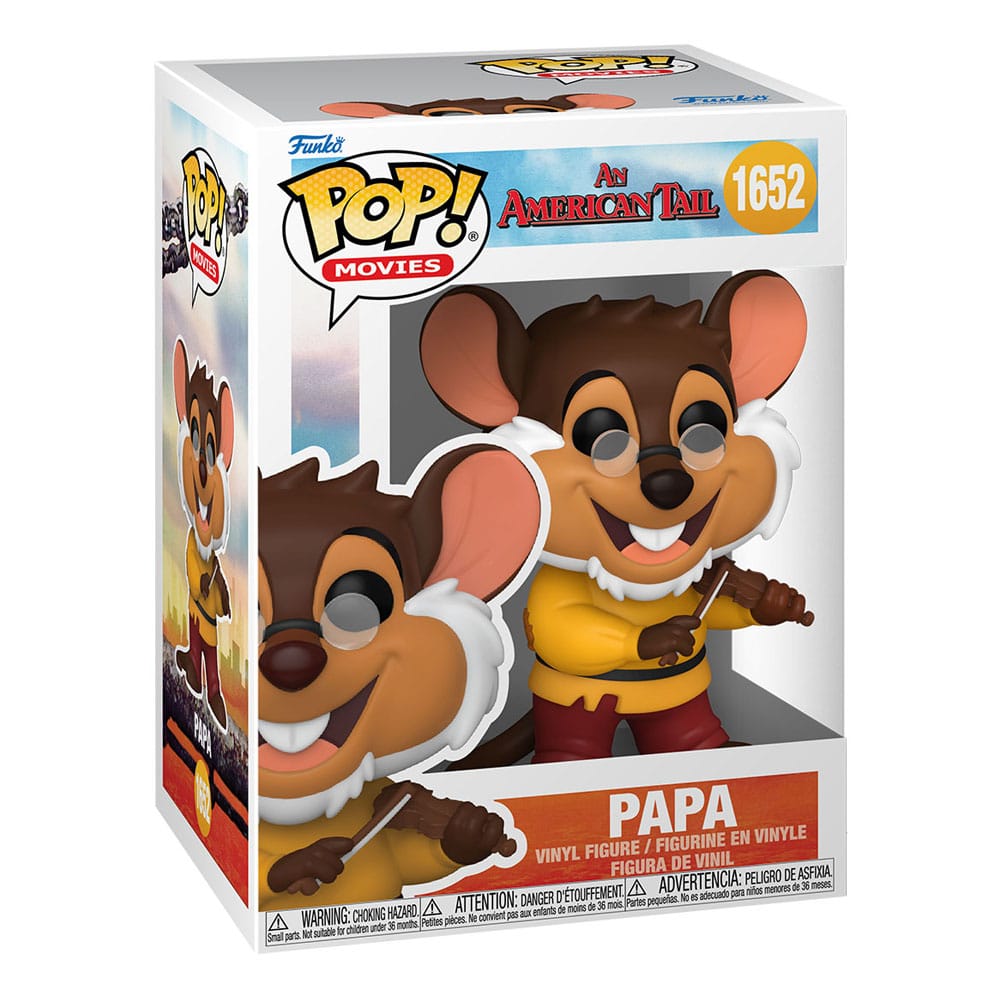 An American Tail POP! Movies Vinyl Figure Papa 9 cm 0889698812023