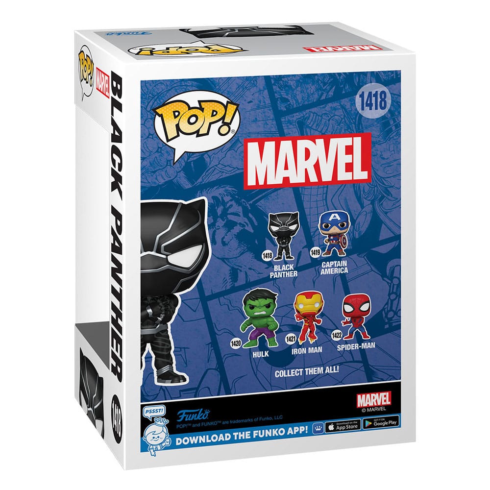 Marvel New Classics POP! Vinyl Figure Black Panther 9 cm 0889698824965