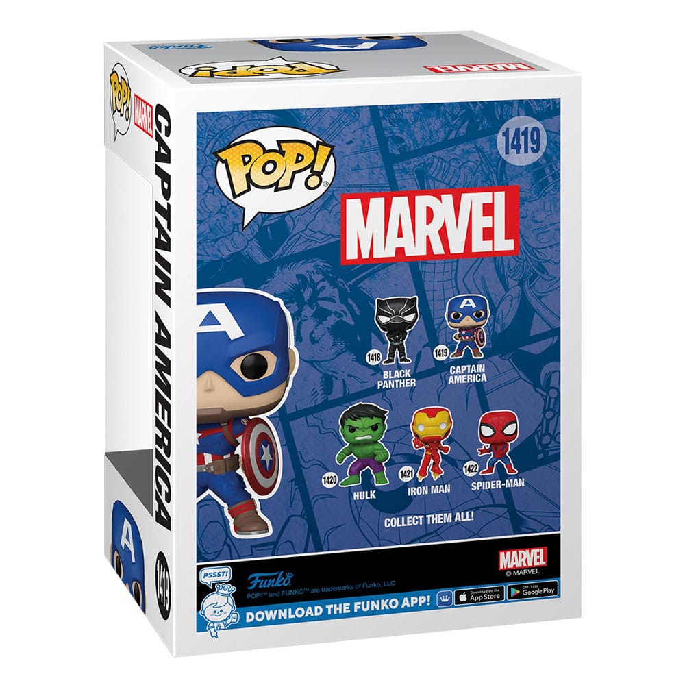 Marvel New Classics POP! Vinyl Figure Captain America 9 cm 0889698824972