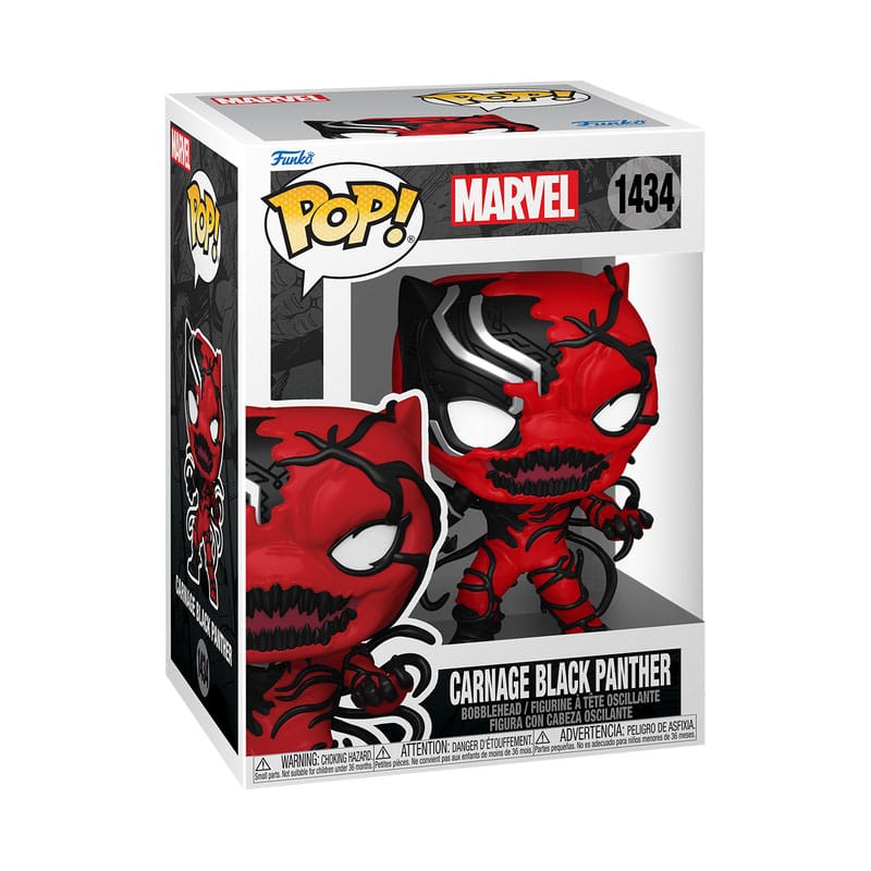 Marvel POP! Vinyl Figure Carnageized - Black Panther 9 cm 0889698826433