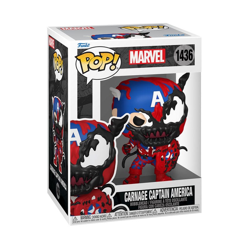 Marvel POP! Vinyl Figure Carnageized - Captain America 9 cm 0889698826440