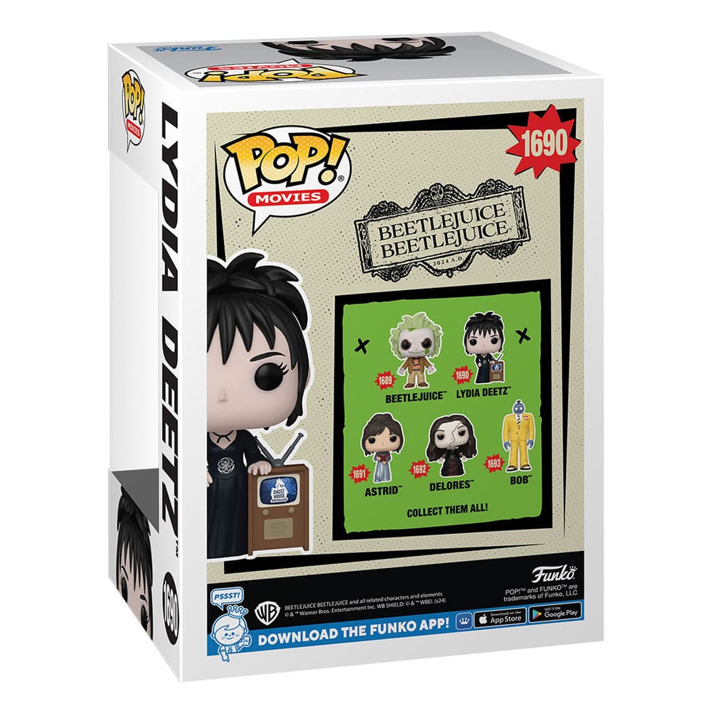 Beetlejuice 2 POP! Movies Vinyl Figure Lydia Deetz 9 cm 0889698826549