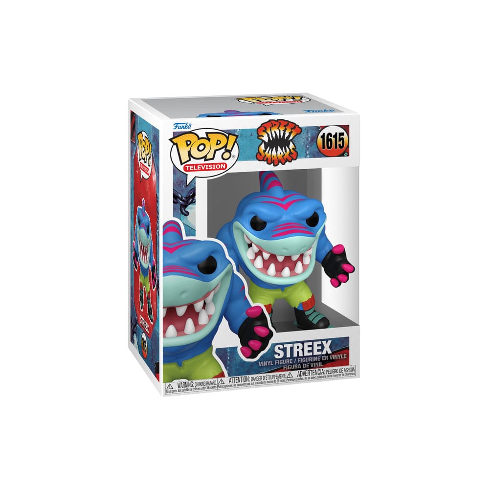 Street Sharks POP! TV Vinyl Figure Streex 9 cm 0889698826600