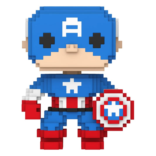 Marvel POP! 8-Bit Vinyl Figure Captain America 9 cm 0889698827003