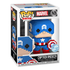 Marvel POP! 8-Bit Vinyl Figure Captain America 9 cm 0889698827003