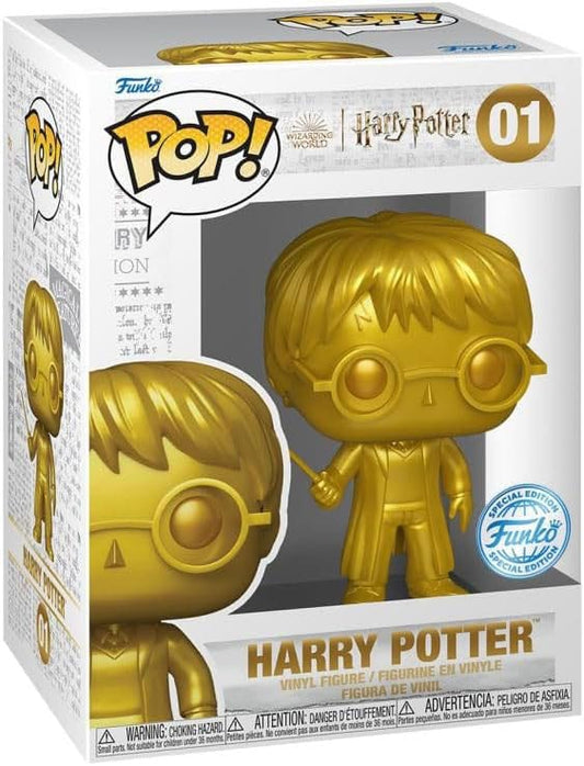 Harry Potter POP! Movies Vinyl Figure Gold Harry Potter *Exclusive Version* 9 cm 0889698828086