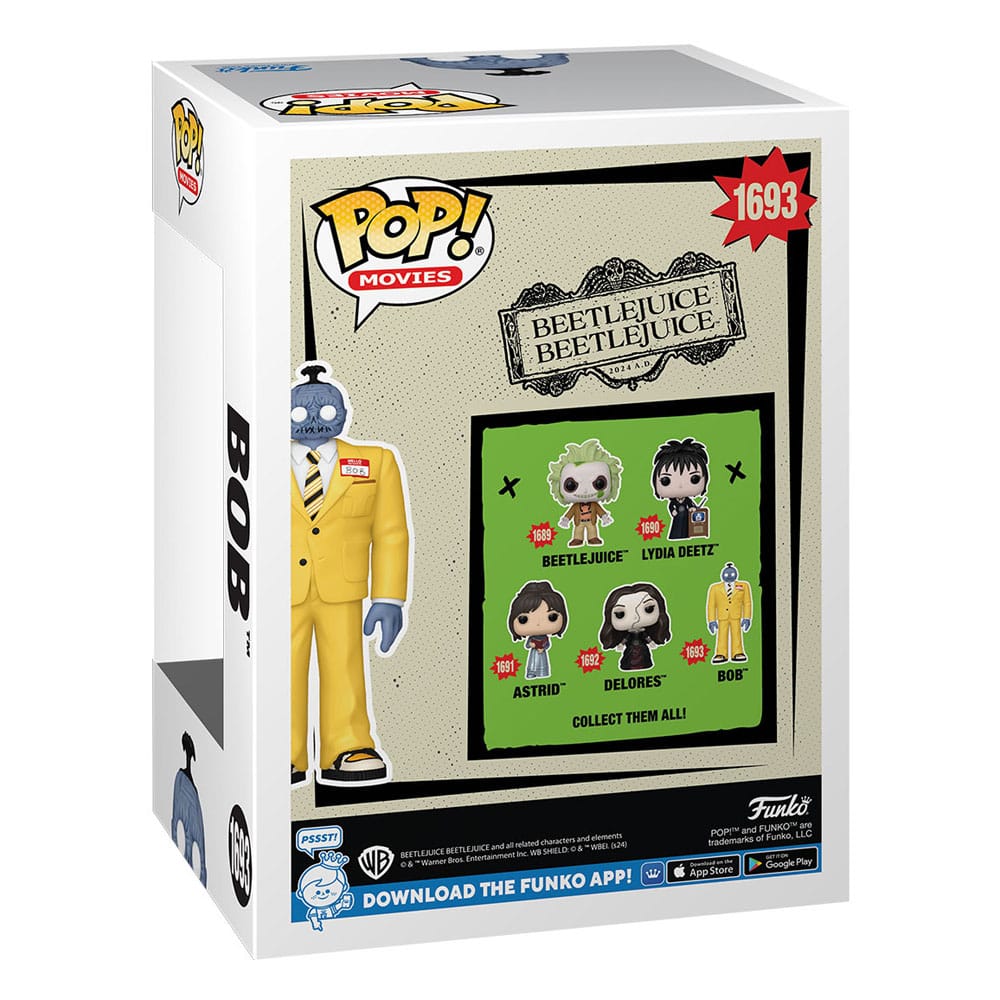 Beetlejuice 2 POP! Movies Vinyl Figure Bob 9 cm 0889698830850