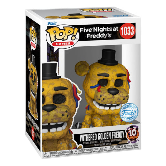 Five Nights at Freddy's POP! Games Vinyl Figure Withered Gldn Frdy 9 cm 0889698830911