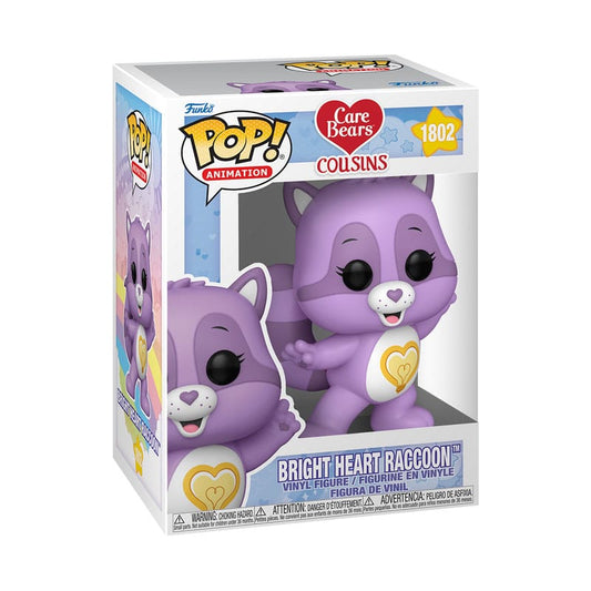 The Care Bears POP! Animation Vinyl Figure Bright Heart Raccoon 9 cm 0889698834940