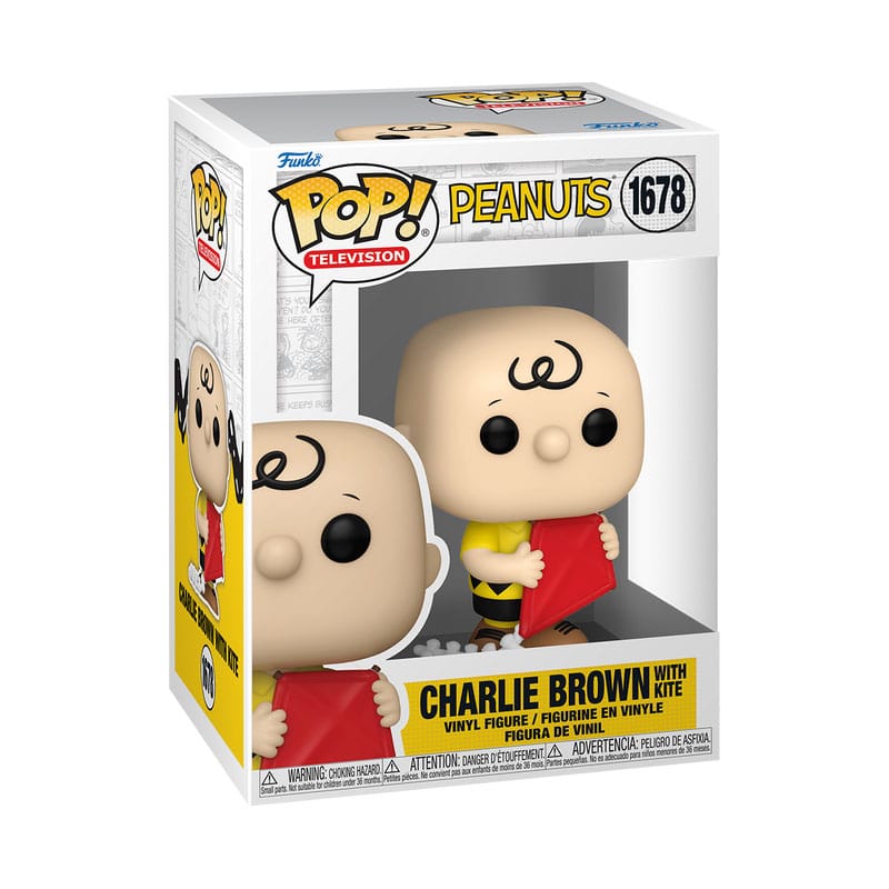 Peanuts POP! Animation Figure Charlie Brown w/Kite 9 cm 0889698835060