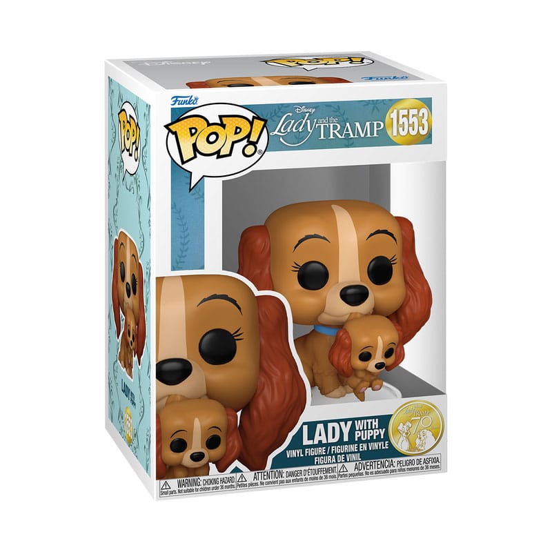 Lady and the Tramp POP! Disney Vinyl Figure Lady w/puppy 9 cm 0889698835688