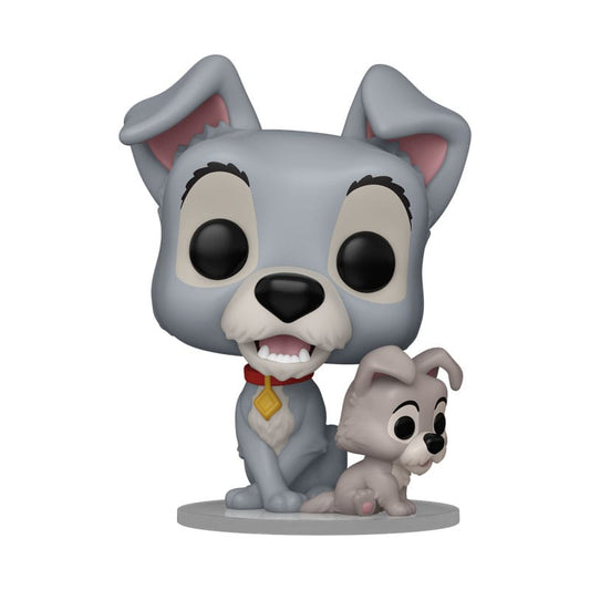 Lady and the Tramp POP! Disney Vinyl Figure Tramp w/puppy 9 cm 0889698835695