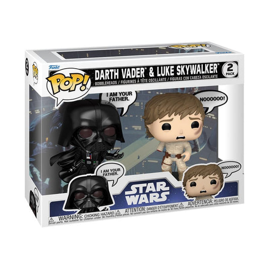 Star Wars: Sayings POP! Vinyl Figures 2-Pack Vader & Luke 9 cm 0889698835947