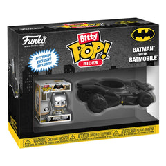 DC Comics Bitty POP! Rides Vinyl Figure Batman w/Batmobile 2,5 cm 0889698836210