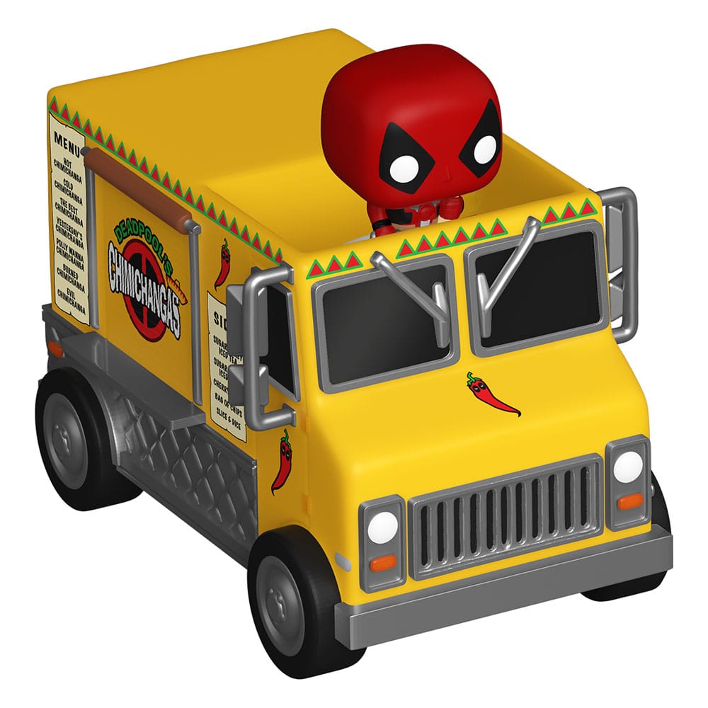 Marvel POP! Rides Vinyl Figure Deadpool w/Chimichanga Truck 2,5 cm 0889698836258