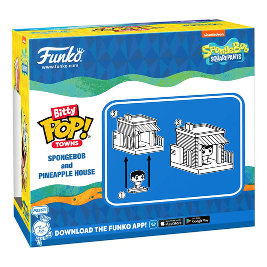 Spongebob Bitty POP! Town Vinyl Figure Spongebob at Home 0889698836388