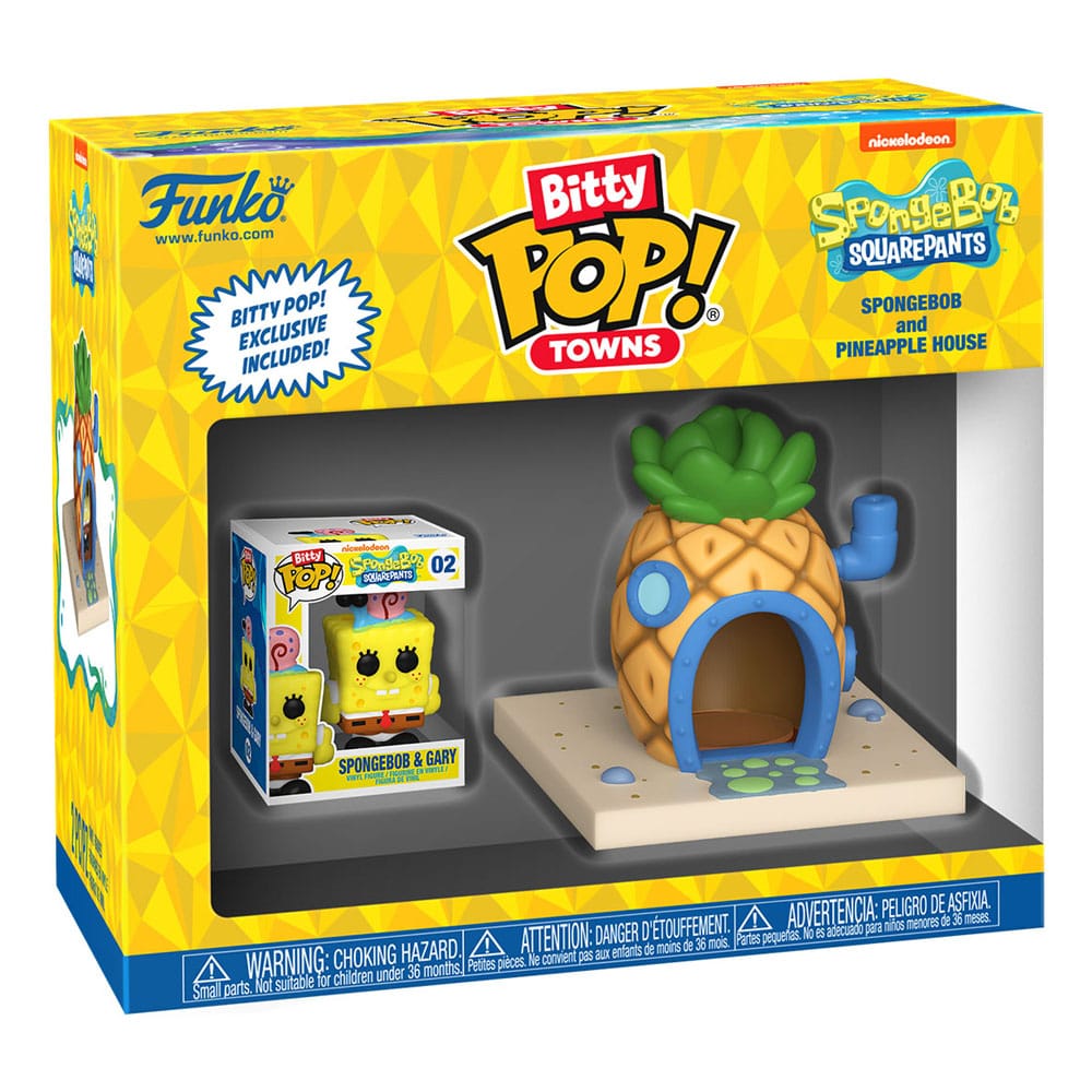 Spongebob Bitty POP! Town Vinyl Figure Spongebob at Home 0889698836388