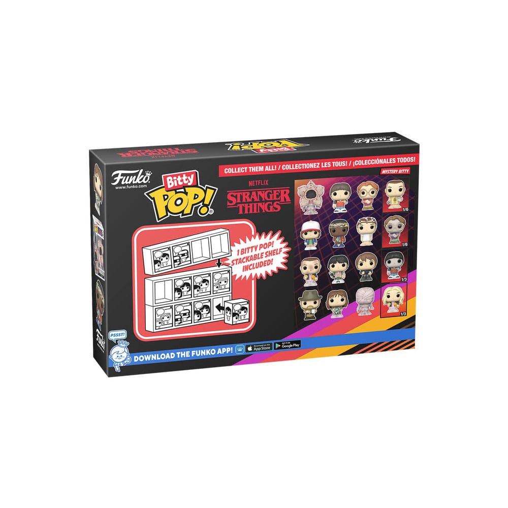 Stranger Things Bitty POP! Vinyl Figure 4-Pack Hopper 2,5 cm 0889698836647