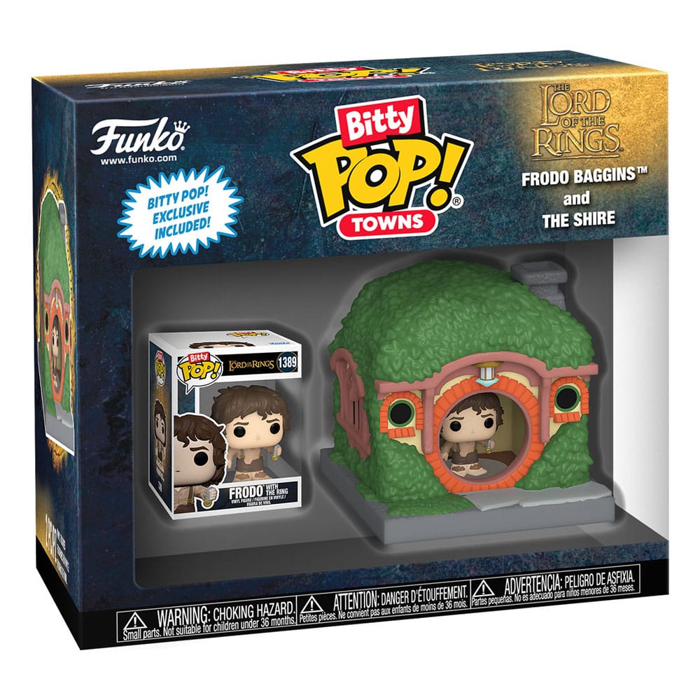 Lord of the Rings Bitty POP! Town Vinyl Figure Frodo at Shire 0889698836852