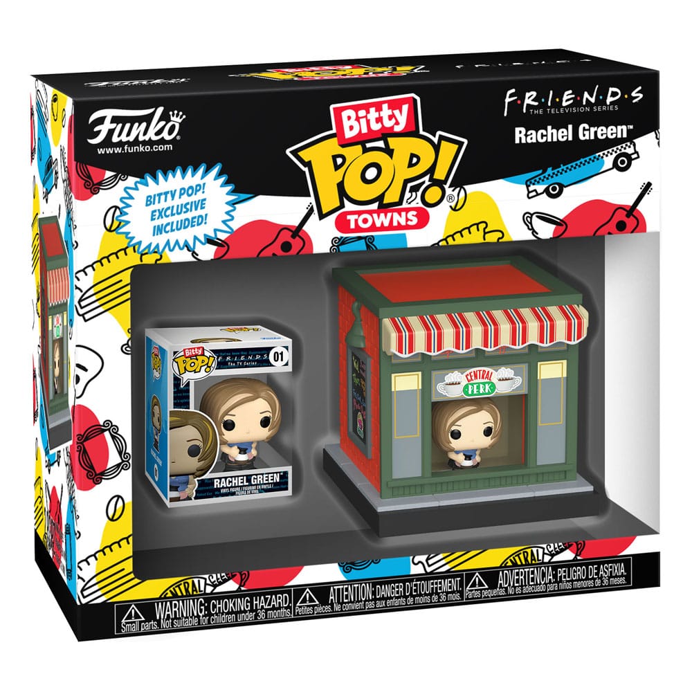 Friends Bitty POP! Town Vinyl Figure Rachel at Central Perks 2,5 cm 0889698836890