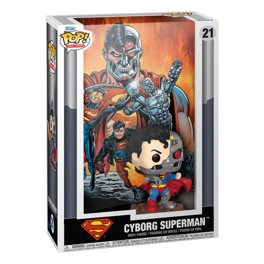 DC Comics POP! Comic Cover Vinyl Figure Cyborg Superman 9 cm 0889698837293