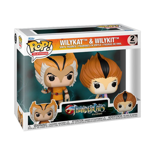 Thundercats POP! Vinyl Figures 2-Pack Wilykat & Wilykit 9 cm 0889698837767