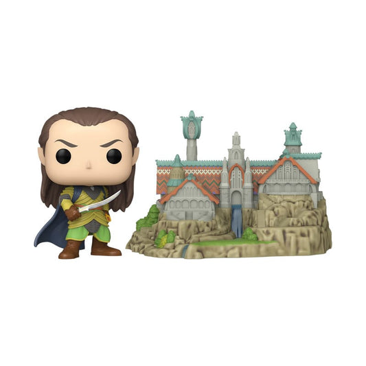 The Lord of the Rings POP! Town Vinyl Figure Elrond & Rivendell 9 cm 0889698837873