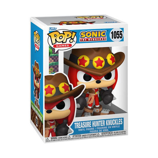 Sonic the Hedgehog POP! Games Vinyl Figure Treasure Hunter Knuckles 9 cm 0889698838504