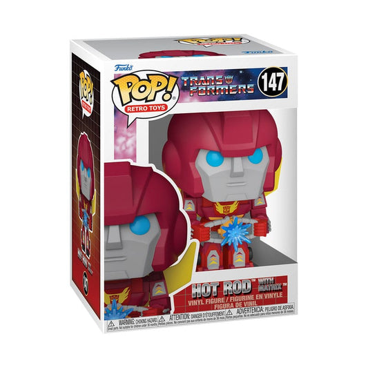 Transformers Retro Series POP! TV Vinyl Figure Hot Rod w/Matrix 9 cm 0889698841207