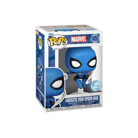 Marvel Pop! Fantastic Four Vinyl Figure Spider-Man Blue Suit Special Edition 10 cm 0889698845250