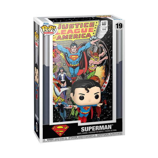 DC Comics POP! Comic Cover Vinyl Figure Justice League of America Superman 9 cm 0889698845281