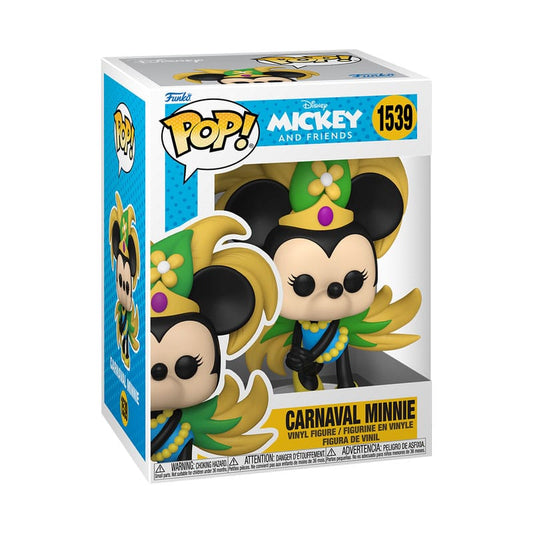 Mickey ATW POP! Disney Vinyl Figure Carnaval Minnie 9 cm 0889698846325