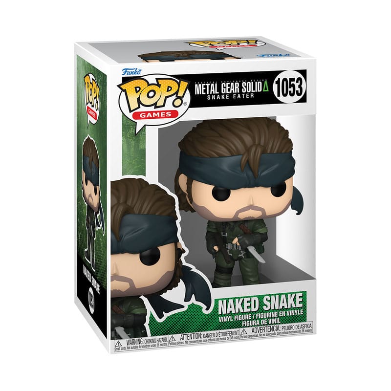 Metal Gear POP! Games Vinyl Figure Naked Snake 9 cm 0889698849265