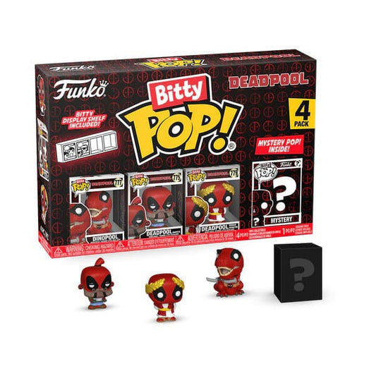 Deadpool Bitty POP! Vinyl Figure 4-Pack Dinopool 2,5 cm 0889698849616