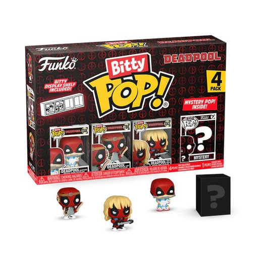 Deadpool Bitty POP! Vinyl Figure 4-Pack Sleepover 2,5 cm 0889698849623