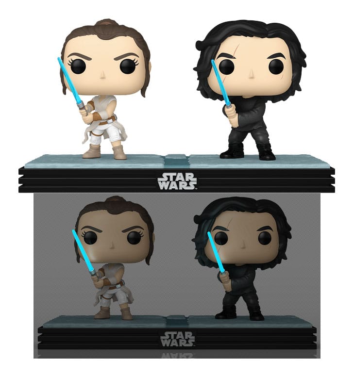 Star Wars POP! Movie Moments Vinyl Bobble-Head 2-Pack Kylo & Rey 9 cm 0889698851824