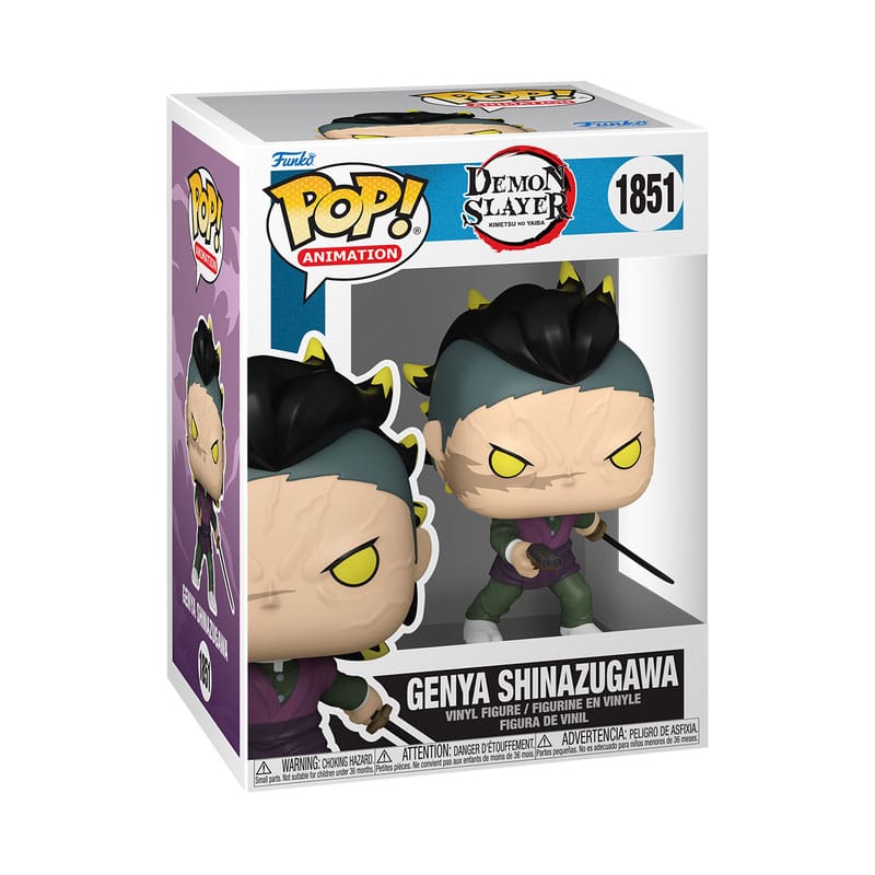 Demon Slayer: Kimetsu no Yaiba POP! Animation Vinyl Figure Genya (Demon Form) 9 cm 0889698853286