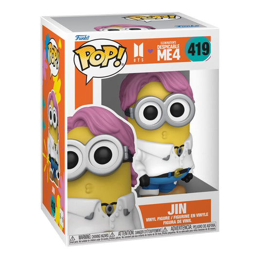 Minions x BTS POP! Rocks Vinyl Figure Jin 9 cm 0889698859653