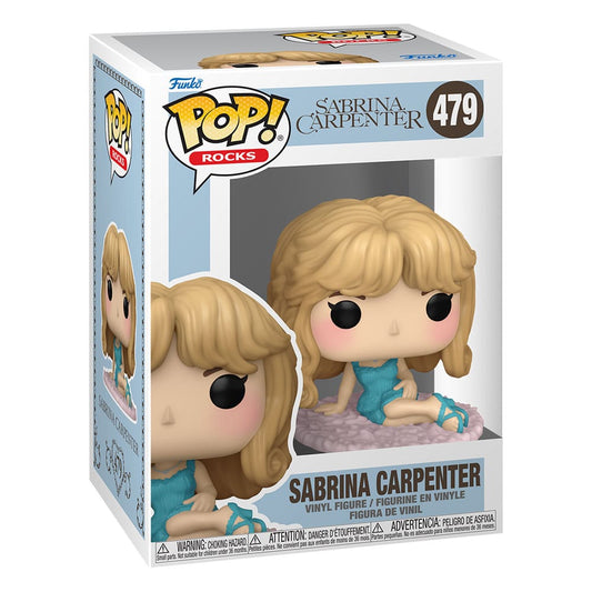 Sabrina Carpenter POP! Rocks Vinyl Figure Sabrina in Night Gown 9 cm 0889698881029