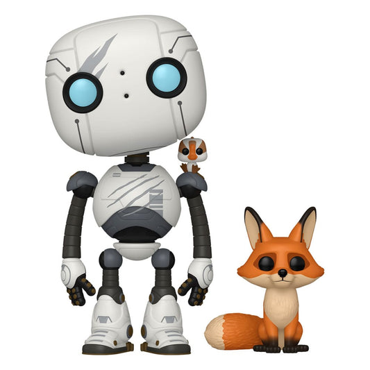 Wild Robot POP&Buddy! Movies Vinyl Figures Roz w/Brightbill & Fink 9 cm 0889698893817