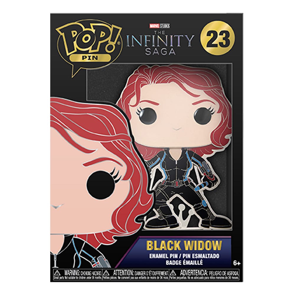 Marvel Infinity Saga POP! Enamel Pin Black Widow 10 cm 0671803449237