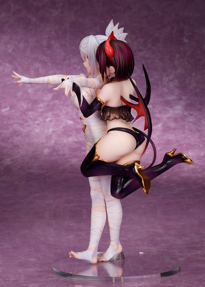 Ayakashi Triangle PVC Statue Matsuri Kazamaki & Suzu Kanade & Shirogane 25 cm 4589977240818